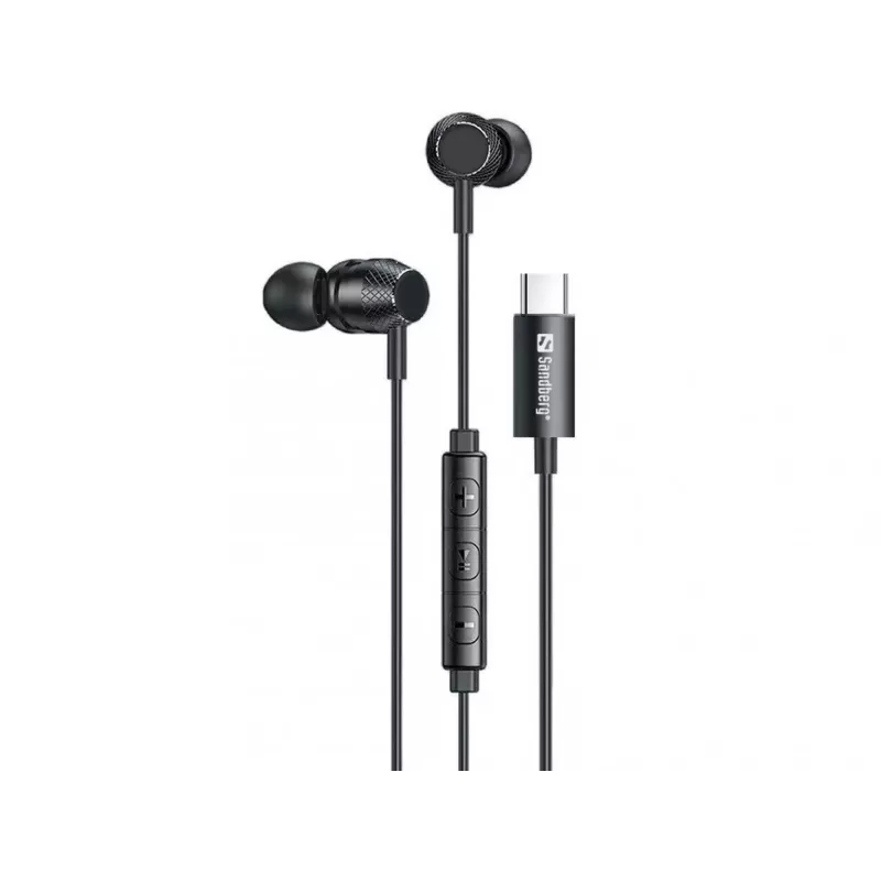 Ausinės Sandberg USB-C/A In-Earset su linijiniu mikrofonu