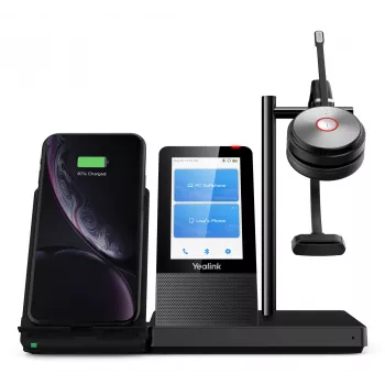 Yealink WH66 Mono belaidė DECT ausinė, juoda