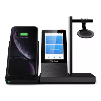 Yealink WH66 Mono belaidė DECT ausinė, juoda