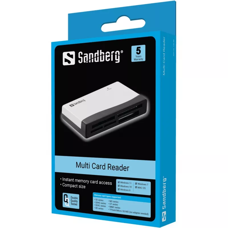Kortelių skaitytuvas Sandberg Multi Card Reader