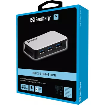 Sandberg USB 3.0 Hub 4 prievadai