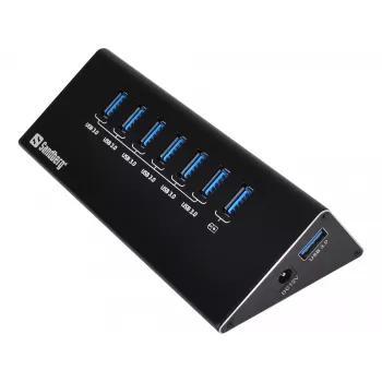 Sandberg USB 3.0 Hub 6+1 prievadai