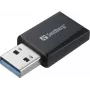 Mini WiFi adapteris Sandberg 1300 Mbit/s USB Type-A Dviejų juostų