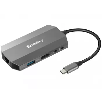 Sandberg USB-C 6in1 kelioninis dokas