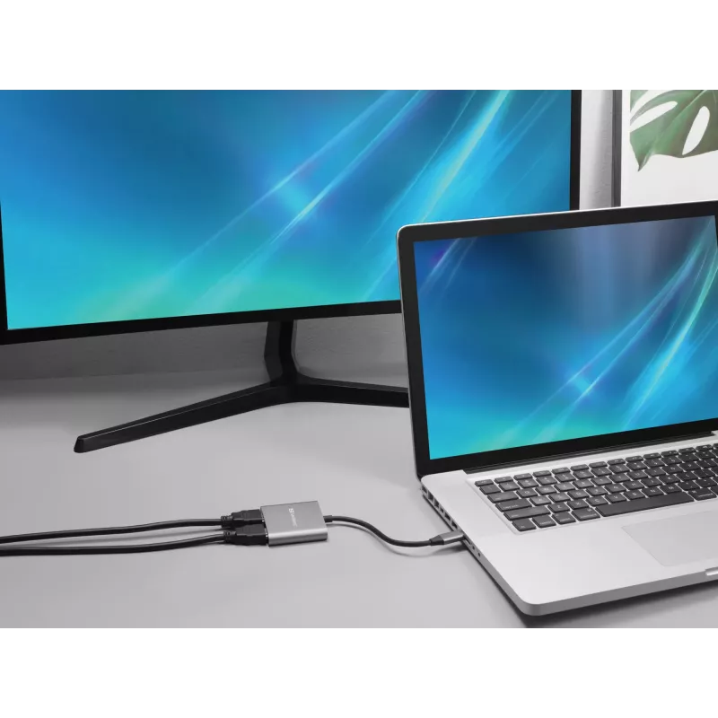 Sandberg USB-C Dock 2xHDMI+USB+PD Maksimali raiška 3840x2160