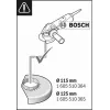 Dulkių nusiurbimo gaubtas Bosch GDE 115/125 FC-T Professional
