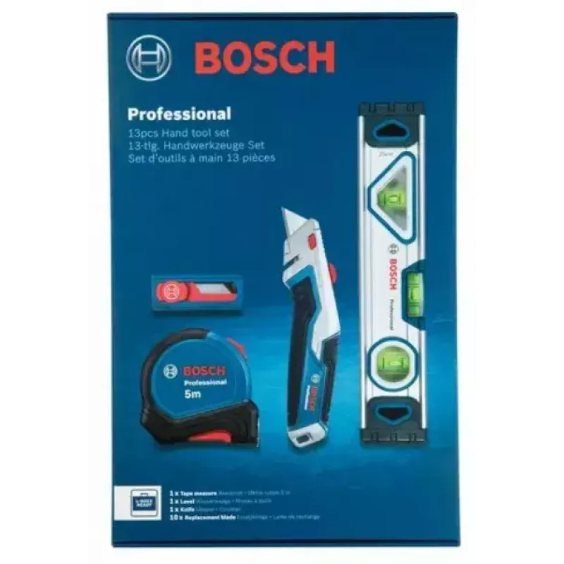 Bosch 1 600 A02 7M3 mechaniko įrankių rinkinys 13 vienetų