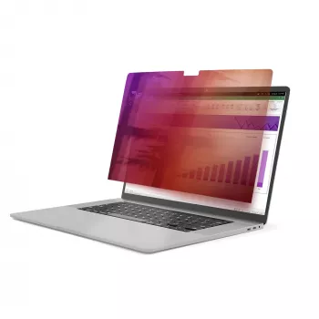 StarTech.com privatumo ekranas 16 colių MacBook Pro 21/23, auksinis filtras su sustiprinta privatumo apsauga, dvipusis ekrano apsauginis stiklas, +/- 30 laipsnių
