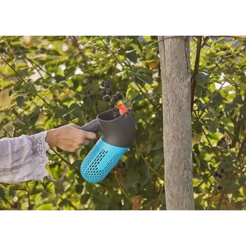 Vaisių ir uogų skynimo įtaisas Gardena 17400-20, juodas, plastikinė rankena