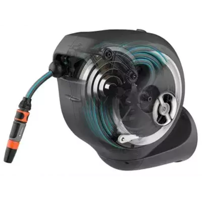 Sieninis žarnos ritė Gardena RollUp Automatic juoda pilka