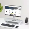 StarTech.com ergonomiškas monitoriaus pakėlimo stovas, iki 15 kg, fiksuotas aukštis 9 cm, plieninė platforma, greitas surinkimas