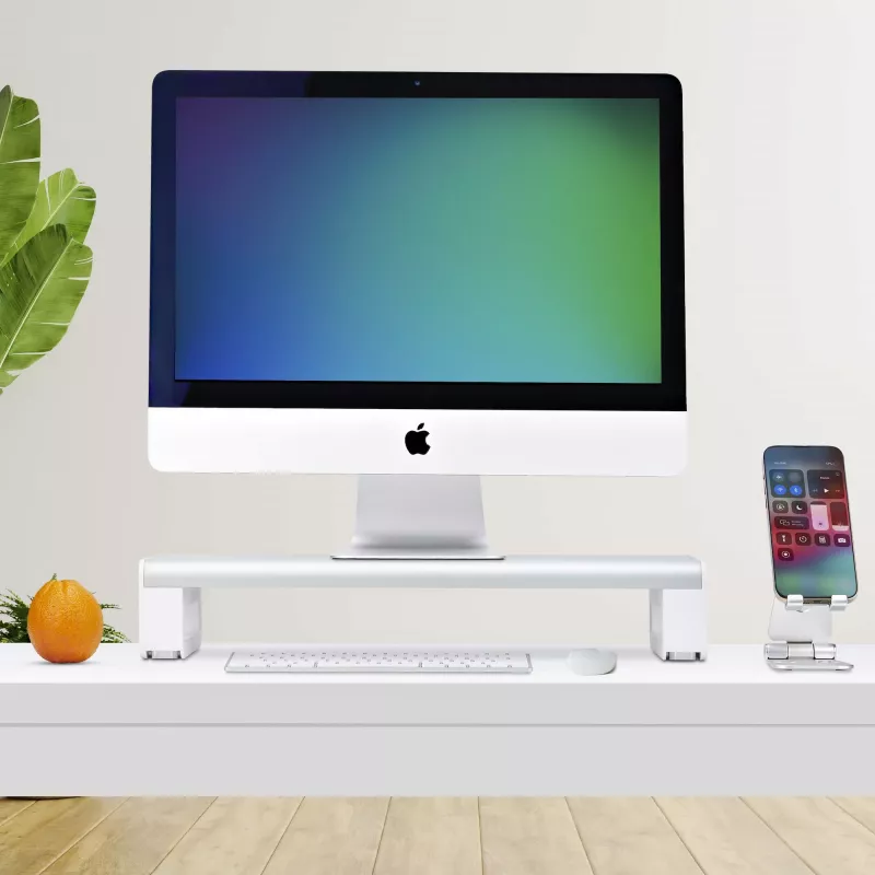 StarTech.com ergonomiškas monitoriaus pakėlimo stovas, iki 15 kg, fiksuotas aukštis 9 cm, plieninė platforma, greitas surinkimas