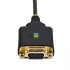 StarTech.com 1ft (30cm) USB į Null Modem nuoseklųjį adapterio kabelis, COM išlaikymas, FTDI, USB-A į DB9 RS232, keičiamos DB9 veržlės/varžtai, Windows/macOS/Linux