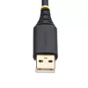 StarTech.com 1ft (30cm) USB į Null Modem nuoseklųjį adapterio kabelis, COM išlaikymas, FTDI, USB-A į DB9 RS232, keičiamos DB9 veržlės/varžtai, Windows/macOS/Linux