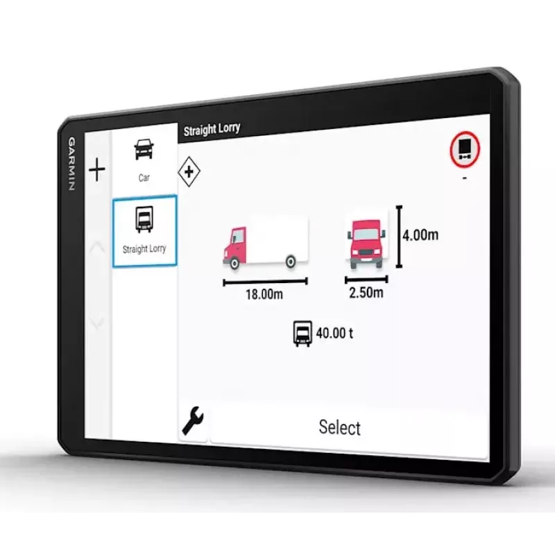 Navigatorius Garmin dēzl LGV1020 10,1 colio TFT lietiminis ekranas 32GB Juodas