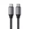 USB C laidas Satechi ST-TCC2MM — 2 m, juodai pilkas, 0.48 Gbit/s