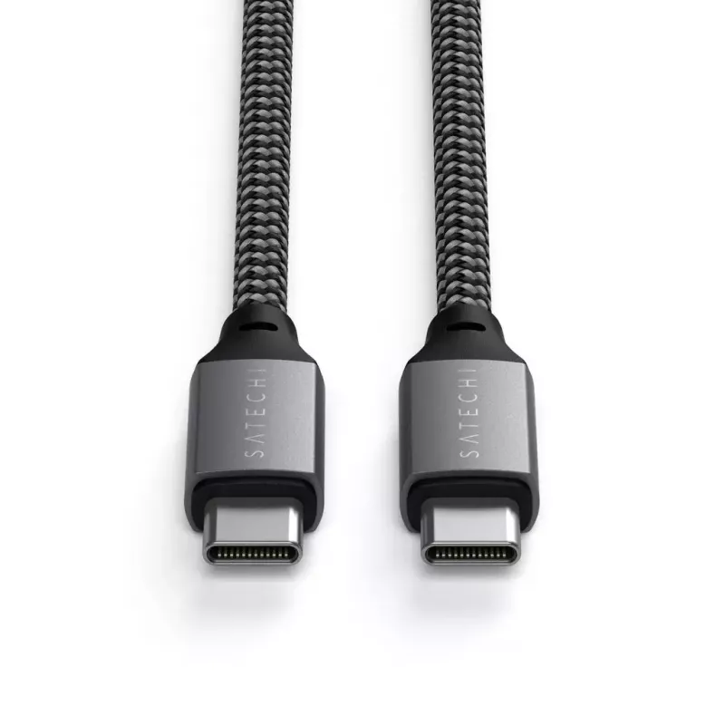 USB C laidas Satechi ST-TCC2MM — 2 m, juodai pilkas, 0.48 Gbit/s