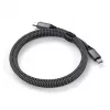 USB C laidas Satechi ST-TCC2MM — 2 m, juodai pilkas, 0.48 Gbit/s