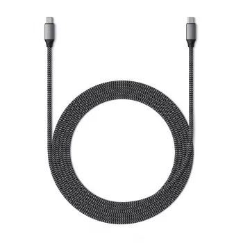 Satechi ST-TCC2MM USB-C į USB-C kabelis, USB 2.0, 100 W, 2 m, antracito spalvos