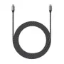 USB C laidas Satechi ST-TCC2MM — 2 m, juodai pilkas, 0.48 Gbit/s