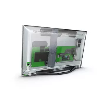 Philips 24HFL3014P/12 televizorius 61 cm (24 colių) HD juodas, permatomas 250 cd/m²