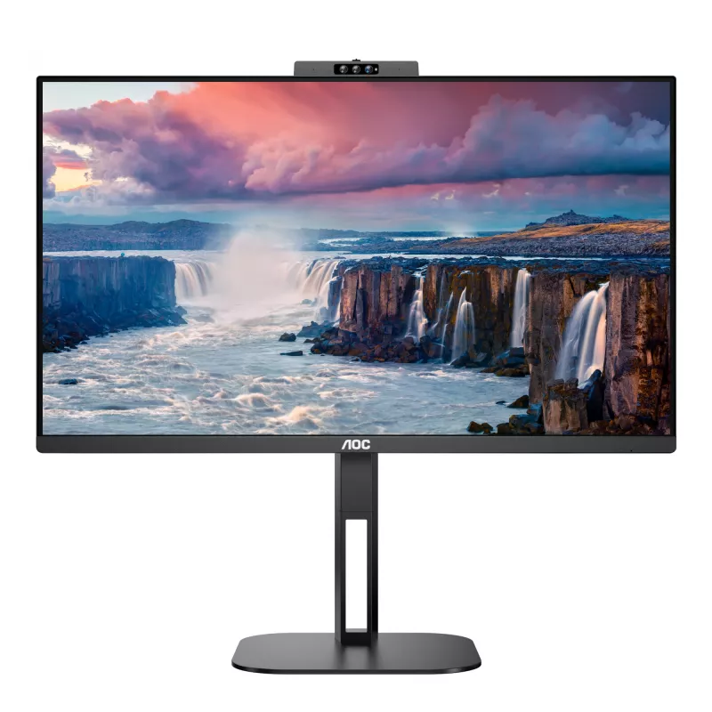 Monitorius AOC V5 24V5CW/BK 23.8 colių Full HD IPS su USB-C ir integruota kamera