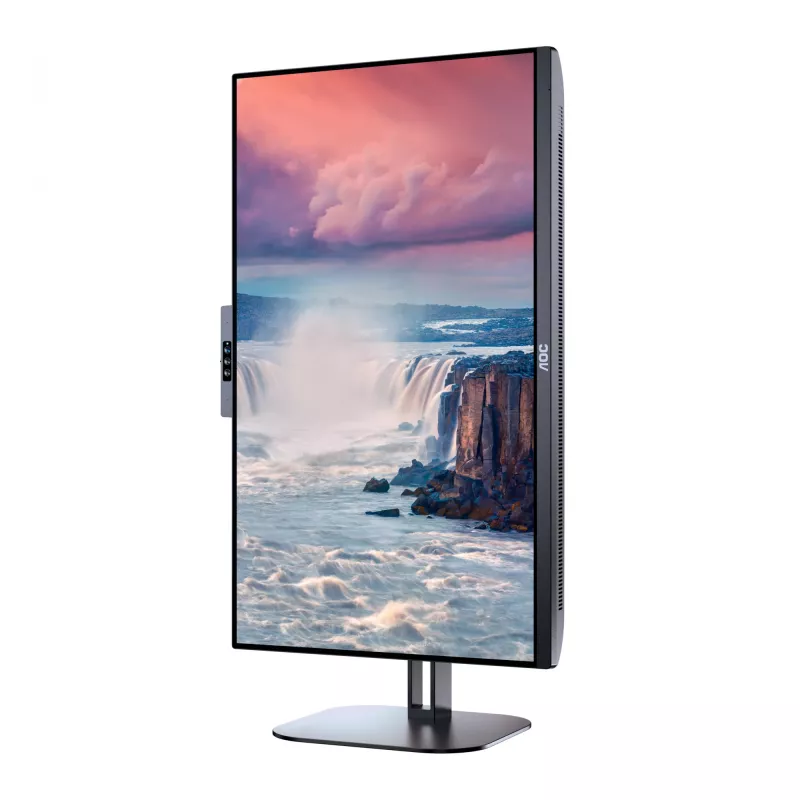 Monitorius AOC V5 24V5CW/BK 23.8 colių Full HD IPS su USB-C ir integruota kamera