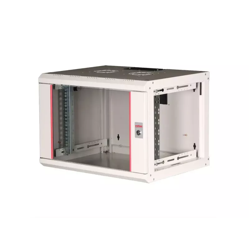 Sieninis stovas ROLINE Pro 7U 19 colių, 600x450 mm, pilkas, IP20, su raktu