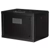 ROLINE 19 colių sieninis stovas Pro 7U, 600x450 mm PxG, juodas, su raktiniu užraktu, IP20