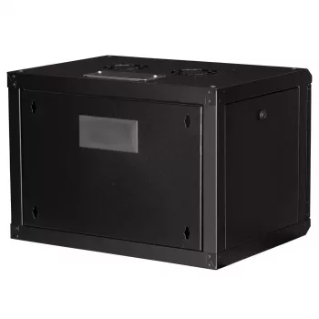 ROLINE 19 colių sieninis stovas Pro 7U, 600x450 mm PxG, juodas, su raktiniu užraktu, IP20
