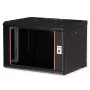 ROLINE 19 colių sieninis stovas Pro 7U, 600x450 mm PxG, juodas, su raktiniu užraktu, IP20