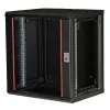 Sieninis 19 colių stovas ROLINE Pro 12U, 600x450 mm, juodas, su raktu, IP20