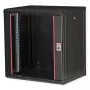 Sieninis 19 colių stovas ROLINE Pro 12U, 600x450 mm, juodas, su raktu, IP20