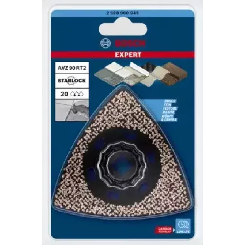 Osciliuojantis šlifavimo diskas Bosch EXPERT 2608900045 90x85 mm