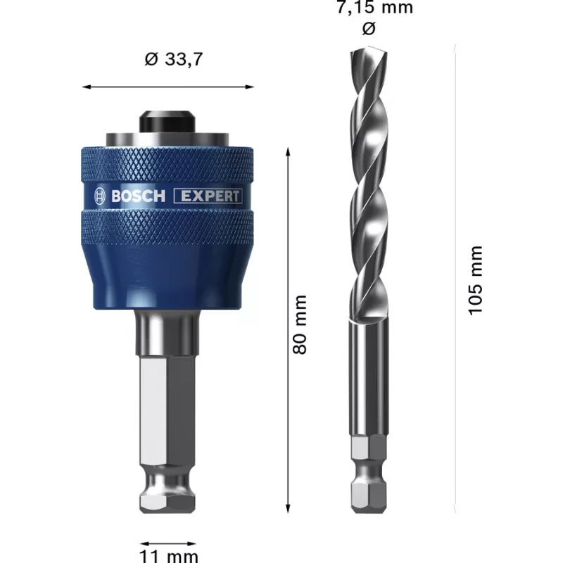 Bosch Expert 2 608 900 527 adapteris pjūkleliams su šešiakampiu kotu