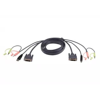 ATEN DVI-D USB KVM kabelis 1,8 m (2L-7D02U)
