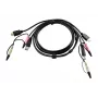 ATEN HDMI KVM laidas 1,8 m, HDMI, USB A, 2x3,5 mm lizdai, juodas
