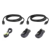 ATEN USB DisplayPort Dual Display Secure KVM rinkinys, 3 m