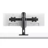 StarTech.com 2MC1S-MONITOR-STAND Crossbar stalo laikiklis dviem monitoriams 17–27 colių, VESA, plastikas/aliuminis/plienas, juodas
