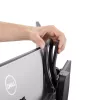 StarTech.com 2MC1S-MONITOR-STAND Crossbar stalo laikiklis dviem monitoriams 17–27 colių, VESA, plastikas/aliuminis/plienas, juodas
