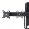 StarTech.com 2MC1S-MONITOR-STAND Crossbar stalo laikiklis dviem monitoriams 17–27 colių, VESA, plastikas/aliuminis/plienas, juodas