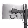 StarTech.com 2MC1S-MONITOR-STAND Crossbar stalo laikiklis dviem monitoriams 17–27 colių, VESA, plastikas/aliuminis/plienas, juodas