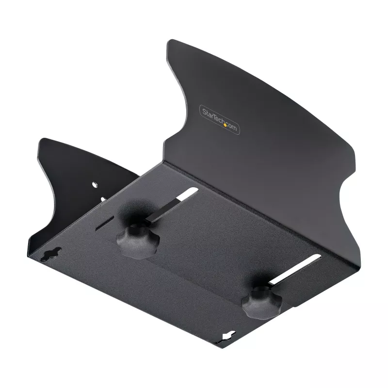 StarTech.com PC dėklo laikiklis ant sienos, tinka staliniams kompiuteriams iki 18 kg, reguliavimas be įrankių 50-200 mm, tvirtas laikiklis kompiuterio dėžutei