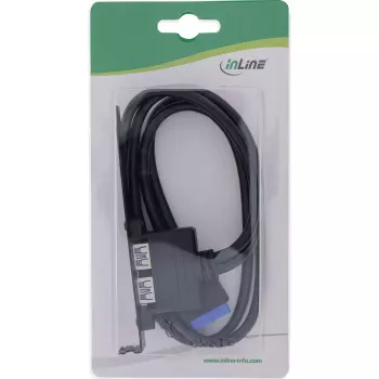 InLine laikiklis 2x USB 3.0 A lizdai / vidinė pagrindinės plokštės jungtis 0,5 m