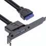 InLine laikiklis 2x USB 3.0 A lizdai / vidinė pagrindinės plokštės jungtis 0,5 m
