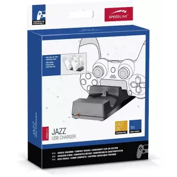 Žaidimų pultų įkroviklis SPEEDLINK JAZZ Black USB