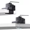 StarTech.com Trijų monitorių stalinis laikiklis iki 27 colių ekranams, VESA 75x75/100x100, reguliavimas be įrankių, C-spaustuvas/grometinis tvirtinimas, spyruoklinės rankos