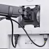 StarTech.com Trijų monitorių stalinis laikiklis iki 27 colių ekranams, VESA 75x75/100x100, reguliavimas be įrankių, C-spaustuvas/grometinis tvirtinimas, spyruoklinės rankos