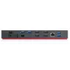 Lenovo 40AN0135EU dokavimo stotelė / prievadų replikatorius Laidinė Thunderbolt 3 Juoda, Raudona
