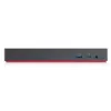Lenovo 40AN0135EU dokavimo stotelė / prievadų replikatorius Laidinė Thunderbolt 3 Juoda, Raudona